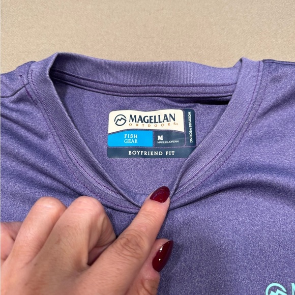 Magellan Outdoors Purple Long Sleeve Tee - Picture 3 of 6